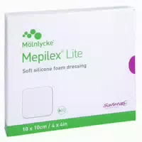 Mepilex Lite Schaumverband 10x10 cm Steril 5 st