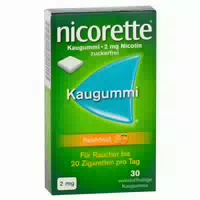 Nicorette Kaugummi 2 Mg Freshfruit Reimport 30 St