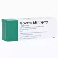 Nicorette Mint Spray 1 Mg Sprühstoß Reimport 1 St