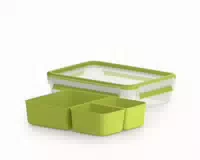 Emsa Clip & Go Snack Rechteckig 1,2 L