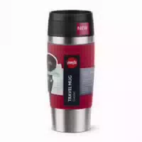 Emsa Isolierbecher Travel Mug Dunkelrot 0,36 Liter