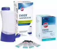 Emser Nasendusche mit 4 Beutel Nasenspülsalz