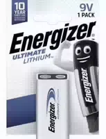Energizer Ultimate Lithium E Block 9v
