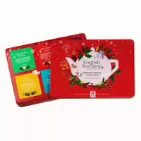 Ets Wintertee Kollektion in Metalldose Premium Holiday Collection Rot Bio