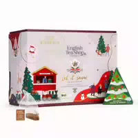Ets Tee Kollektion Frohe Weihnachten, Teegeschenk, Bio, 4 Sorten, 32 Teebeutel
