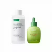 Eqqualberry Swimming Pool Daily Facial Toner 155ml 1ea Aloe Pdrn Calming Serum 30ml 1ea Set