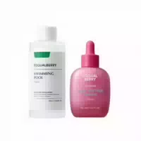 Eqqualberry Swimming Pool Daily Facial Toner 155ml 1ea Nad Peptide Boosting Serum 30ml 1ea Set