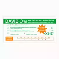 David One 20 X Ovulationstest Streifen 0 80 Miu Ml Mit Lh Wert Anzeige 20 St