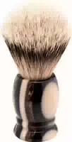 Erbe Shaving Shop Rasierpinsel Multicolor, Silberspitz