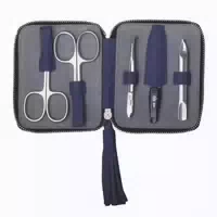 Erbe Solingen Maniküre Etui 5 Tlg Serie Tivoli Blau