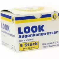 Look Augenkompressen 56 X 72 Mm Unsteril