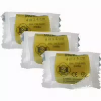 Erena Mubitex Mullbinden 4 cm Einzeln in Cello