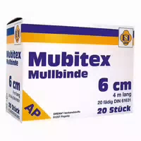 Erena Mubitex Mullbinden 4 m X 6 cm Einzeln in Cello