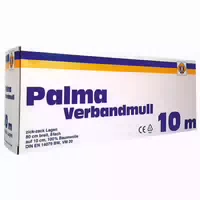 Palma Verbandmull Rolle 10 cm X 10 m 8 Lagig