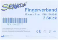 Senada Fingerverband 2 X 12 cm 2 Verbände