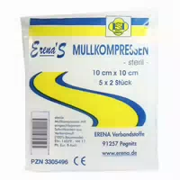 Erena Steril Mullkompr 10x10 Cm 8fach