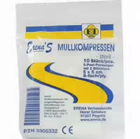 Erena Steril Mullkompr 5x5 Cm 8fach 5x2 St