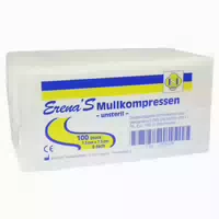 Erena Unsteril Mullkompressen 7,5x7,5 cm 8fac H 100 st