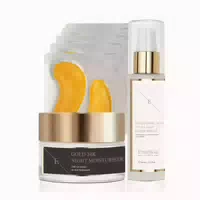 Erthskin London Feuchtigkeitscreme für die Nacht Pads Augenklappen Hyaluron Kollagen Serum