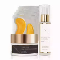 Erthskin London Feuchtigkeitscreme für die Nacht Pads Augenklappen Hyaluron Kollagen Serum