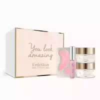 Erthskin London Glow Lip Gloss Augenpads Nachtfeuchtigkeitscreme Tagesfeuchtigkeitscreme