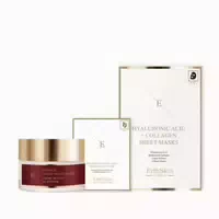 Retinol Nachtfeuchtigkeitscreme Augenpads Kollagenmaske Set 1 st