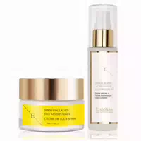 Erthskin London Spf Collagen Day Cream Hyaluronsäure & Collagen Serum Set