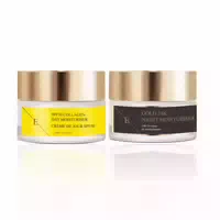 Erthskin London Anti Falten Feuchtigkeitscreme für die Nacht Augencreme Set
