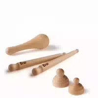 Erzi 3er Set Woodroll Trigger Therapie und Massagestäbchen