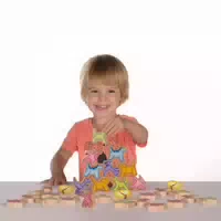 Erzi Stapelsaurier Xl, 48 Teile