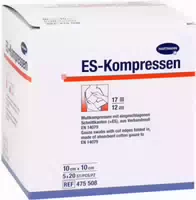 Es Kompressen Steril 10 X 10 cm 5 X 20 Kompressen