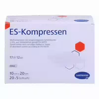 Es Kompressen Steril 10x20 cm 12fach