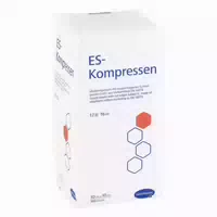 Es Kompressen Unsteril 10x10 cm 16fach 100 st