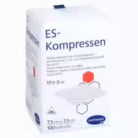 Es Kompressen Unsteril 7 5x7 5 cm 8fach 100 st