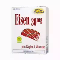 Eisen Kapseln mit Kupfer & Vitaminen 60 Stück
