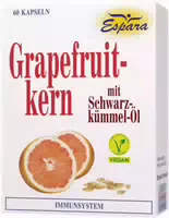 Espara Grapefruitkern mit Schwarzkümmel Öl 60 st Kapseln