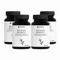 Essenz Rotklee Menofit Kapseln – mit Rotklee Extrakt & Maca Wurzel Pulver für Frauen