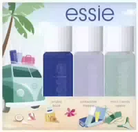 Essie Sommer Nagellack Set Offshore Only: Mini Trio Kit, 92 Aruba Blue, 374 Saltwater Happy, 99 Mint Candy Apple