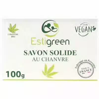 Estigreen Feste Seife mit Hanf