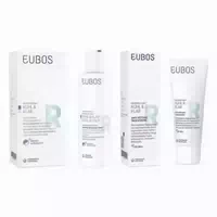 Eubos Kühl & Klar Anti Rötung Reinig Milch, Toner & Tagescreme