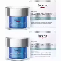 Eucerin Hyaluron Filler 3x Effect Hydra Nacht Gel – Regenerierendes Nachtgel mit Hyaluronsäure und 72h Feuchtigkeit für ein Frisches Hautbild am Morgen Jetzt 20% mit dem Code Eucerin20 Sparen
