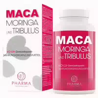 Pharma Integratori Starke Anden Maca aus Peru mit Moringa 60 st