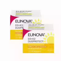 Eunova D3 K2 Duoprotect – 4 000 I E Nahrungsergänzungsmittel mit zur Normalen Funktion des Immunsystems & Erhaltung Normaler Knochen