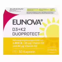 Eunova Duoprotect D3 K2 1000 I E 80 Μg Kapseln