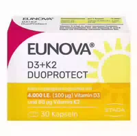 Eunova Duoprotect D3 K2 4000 I E 80 Μg Kapseln