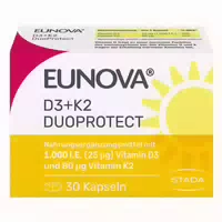 Eunova Duoprotect Vitamin D3 K2 1000ie 80ug
