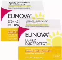 Eunova Duoprotect D3 K2 4000 I E 80 Μg Kapseln