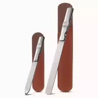Professionelle Edelstahl Nagelfeile Doppelseitig Anti Rutsch 1 st