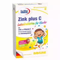 Eurho Vital Zink Plus C Lutschtabletten für Kinder