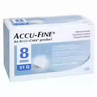 Accu Fine Sterile Nadeln F Insulinpens 8 100 St